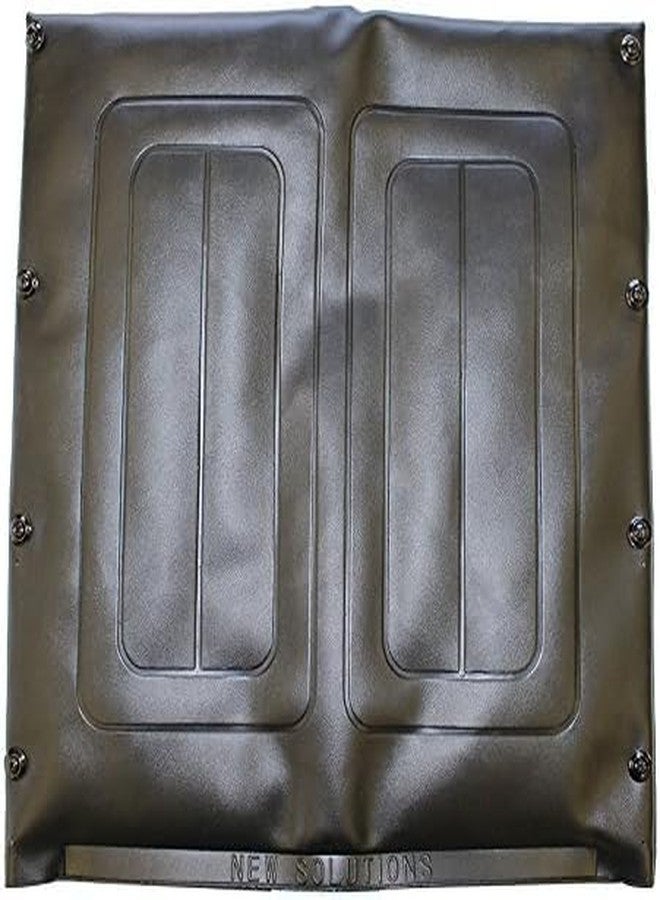 eOnekart Universal Wheelchair Replacement Seat & Back Cover Set of Size 17" Width x 19" | Depth Deluxe Leather Waterproof Easy to Clean & Use | Comfortable, Washable & Durable for Standard Wheelchairs - Image 3