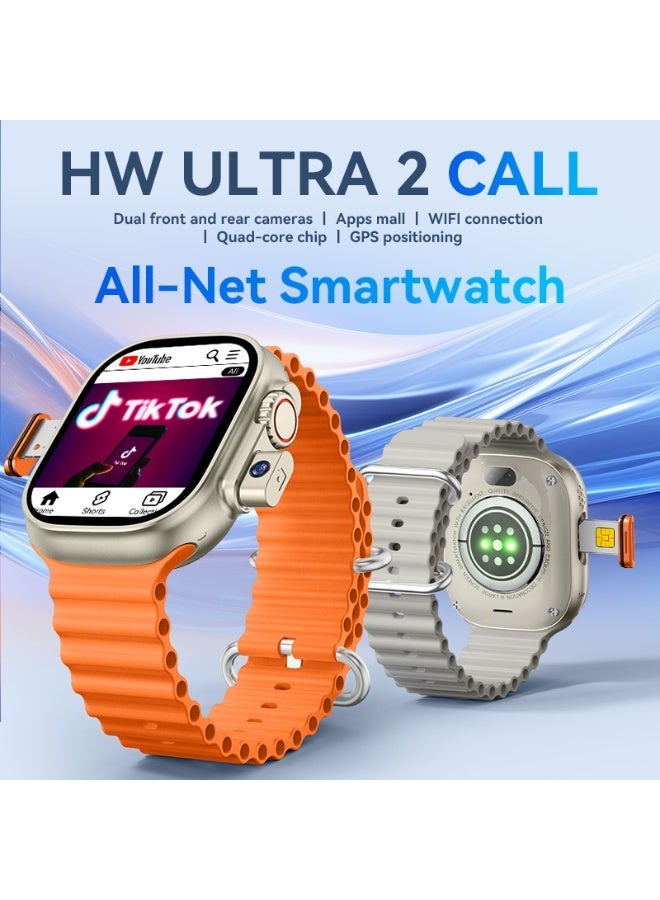 HUMJO All-Net Smartwatch with SIM Card Slot, WI-FI,5G,Android 8.1,Rotating Camera, Play Store Support, Fitness Tracker, Heart Rate Monitor, Large Touchscreen - Image 2
