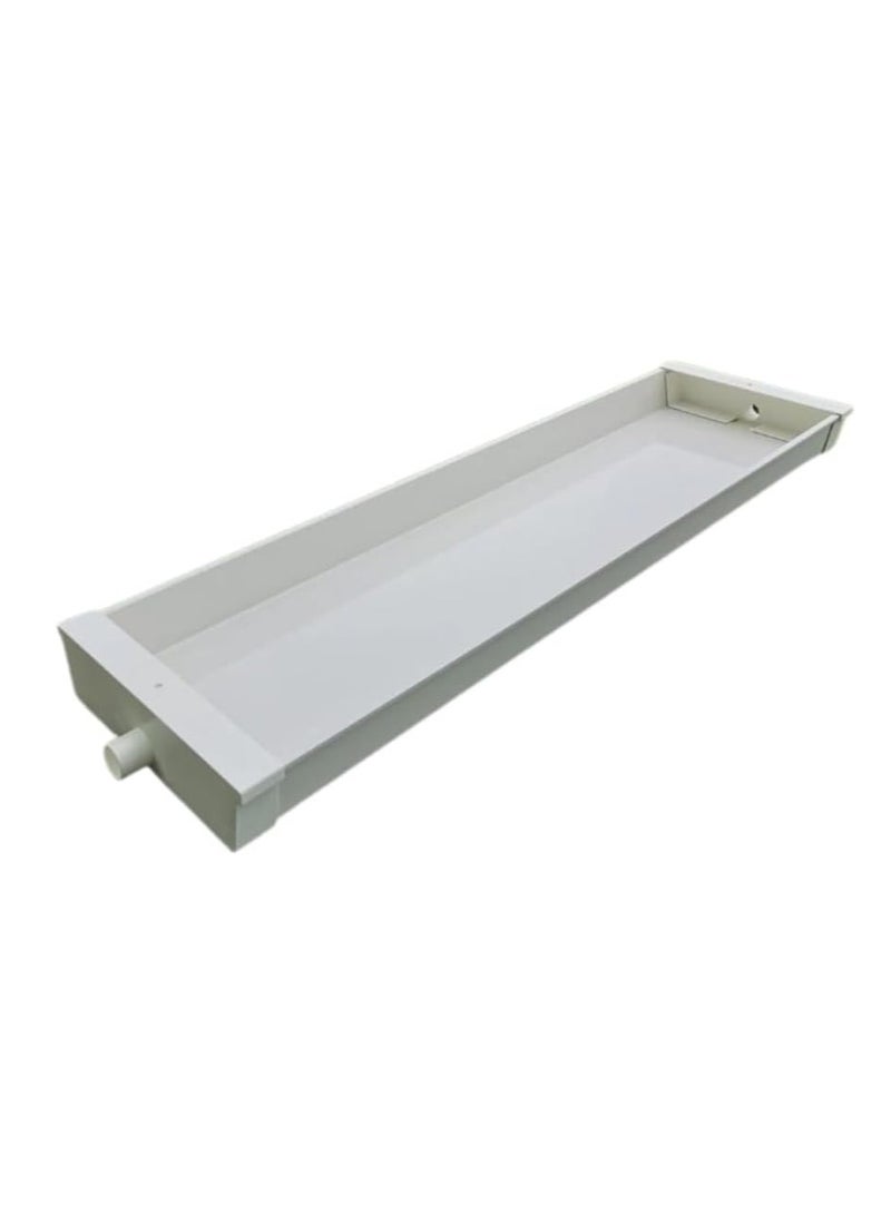 ماركة غير محددة صينية علف مائية مع أغطية نهائية (ثقب 32 مم) | UPVC بدرجة غذائية، بطول 2100 مم، حل متين لعلف الماشية  - Image 1