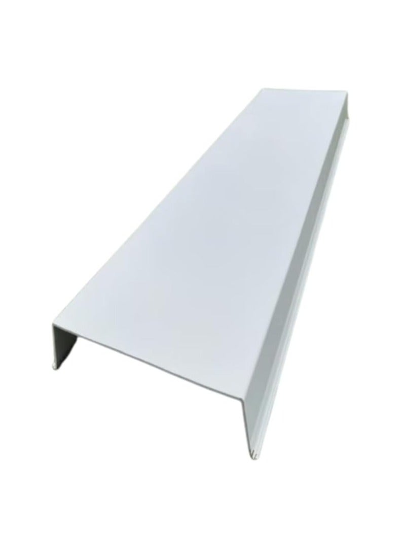 ماركة غير محددة صينية علف مائية مع أغطية نهائية (ثقب 32 مم) | UPVC بدرجة غذائية، بطول 2100 مم، حل متين لعلف الماشية  - Image 5