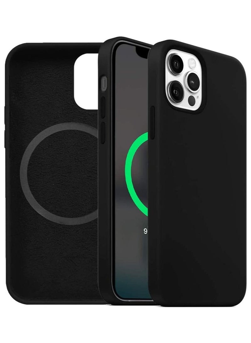 Raxoom Supports Mag-Safe Wireless Charging, Premium Soft Silicone Case/Cover Designed for iPhone 13 Pro Max - Image 5