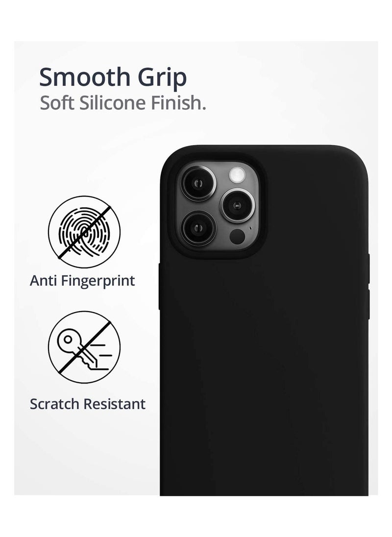 Raxoom Supports Mag-Safe Wireless Charging, Premium Soft Silicone Case/Cover Designed for iPhone 13 Pro Max - Image 2