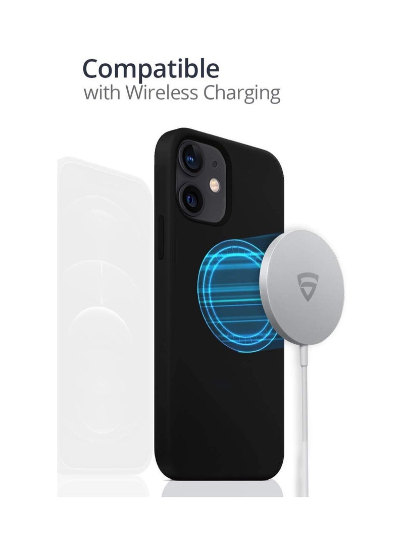 Raxoom Supports Mag-Safe Wireless Charging, Premium Soft Silicone Case/Cover Designed for iPhone 13 Pro Max - Image 4