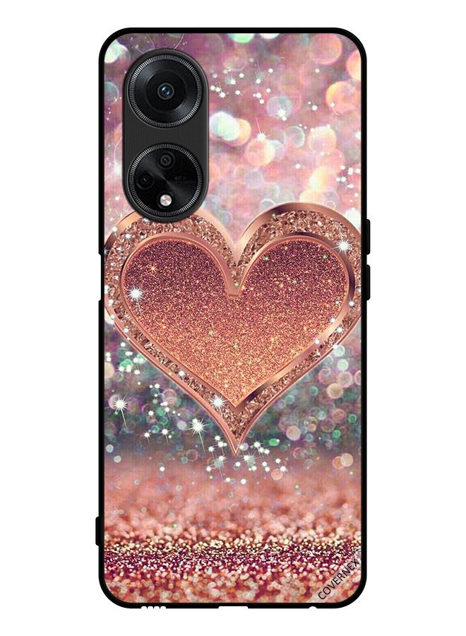 Covernex Protective Case Cover For Oppo A1 5G Glitter Heart - Image 1