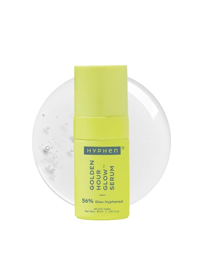 Hyphen Brightening Face Serum with 5% Niacinamide, 1% Alpha Arbutin & 25% Kakadu Plum | 20X Vitamin C for Glowing Winter Skin | Hydrating Serum for Dark Spots, Pigmentation & Dryness | All Skin Types – 30ml - Image 1