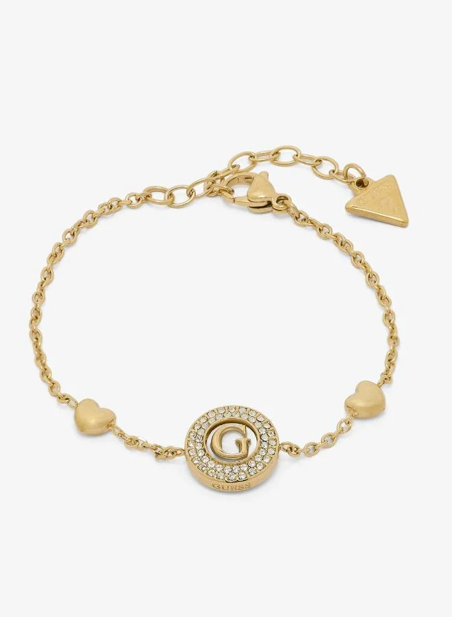 Logo 14Mm Pearly G Coin Bracelet