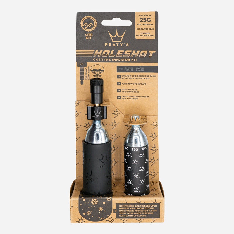 PEATY'S Holeshot CO2 Tyre Inflator - MTB (25g) - Image 2