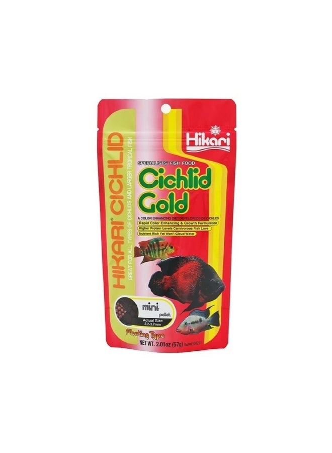 Hikari Cichlid Gold Mini Pellets - 57g 