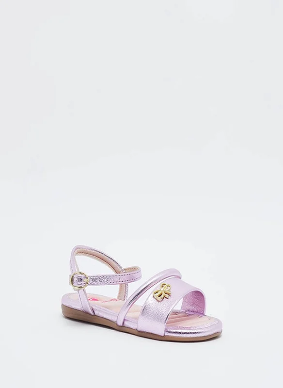 موليكينها MOLEKINHA Sandals with Back strap For Infant Girls, Rose