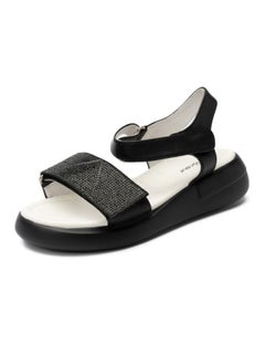 flâneur Flaneur Stylish Platform Sandals for Women - Open Toe Shoes, Natural Leather,  Ankle Strap, Casual Footwear for Women, Lightweight & Comfortable Outdoor Walking Shoes  - Image 1