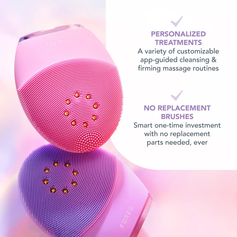 FOREO Luna 3 Plus Silicone, Facial Cleansing Brush, Face Sculpting Tool, Anti Aging Face Massager, Instant Face Lift, Enhances Absorption of Facial Skin Care Products, Normal Skin - Image 5