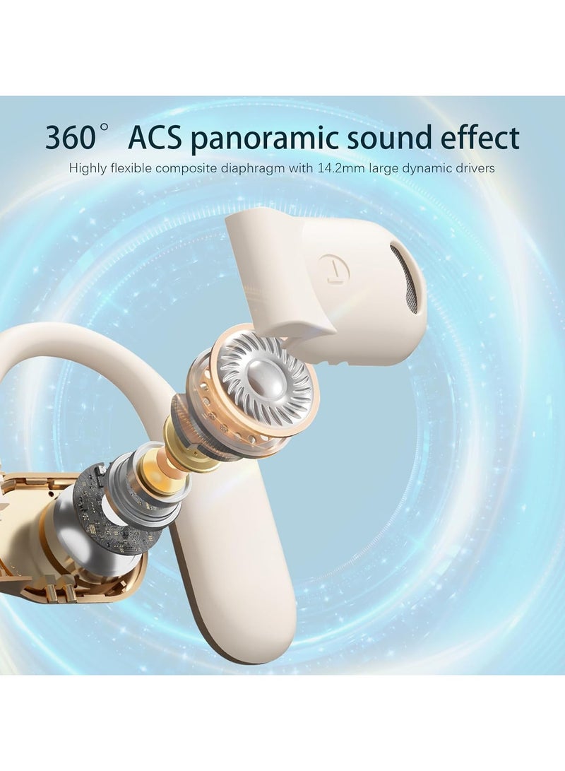 مروحة يدوية محمولة قابلة لإعادة الشحن، مروحة صغيرة تعمل ببطارية 5000 مللي أمبير في الساعة، 5 سرعات وشاشة LED، مروحة مكتب طويلة الأمد للمكتب وغرفة النوم والأنشطة الخارجية والسفر (أبيض) - Image 3