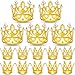 FFNIU 15Pcs Mini Crowns for Flower Bouquets Mini Crown Cake Topper Small Crystal Pearl Cupcake Toppers for Flower Arrangements Cupcake Baby Shower Birthday Party Wedding Decor - Image 3
