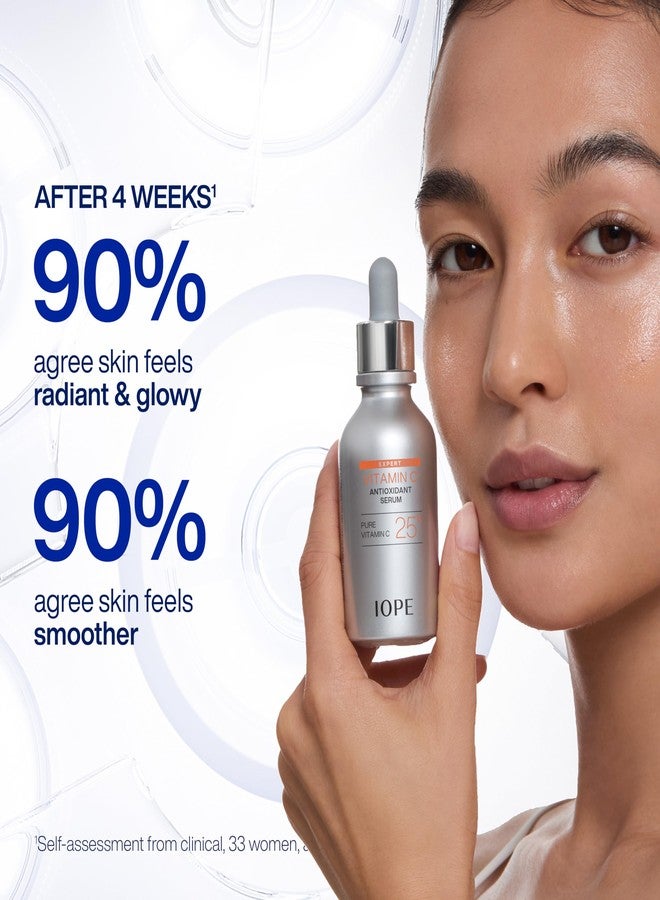IOPE Expert Vitamin C 25% Antioxidant Serum - 25% Pure Vitamin C Face Serum - Visibly Evens Skin Tone, Enhances Radiance, and Smooths Texture - 5 Antioxidants and PHA - 0.77 fl. oz. - Image 4