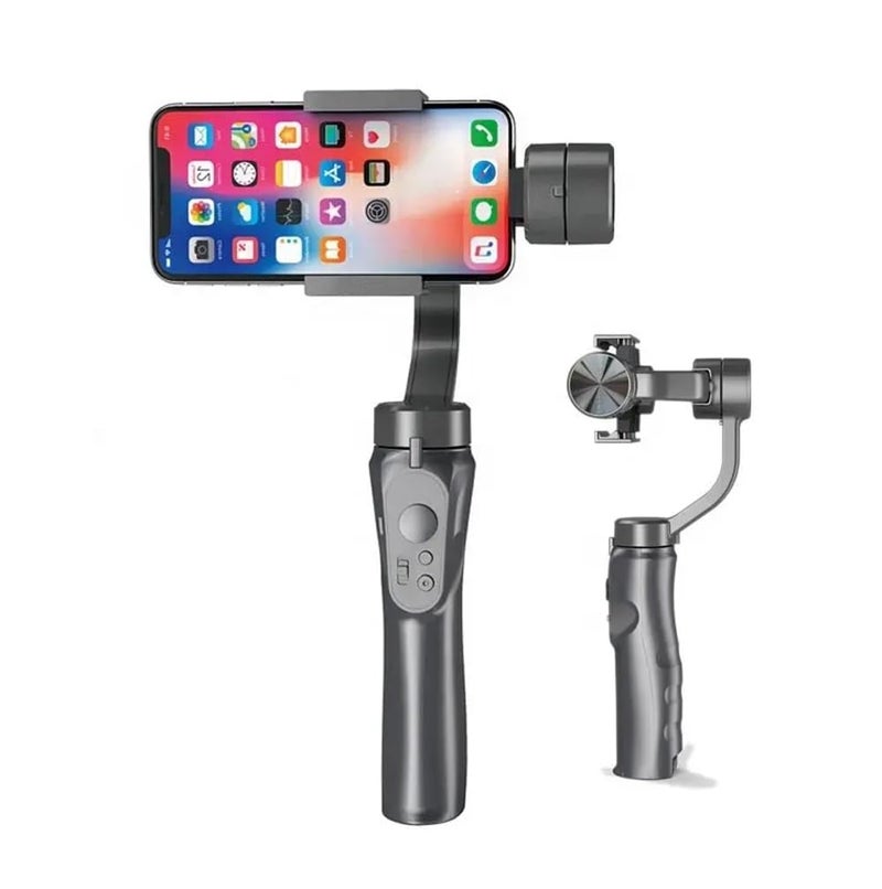 TECHNOVIEW Gimbal Stabilizer 3-Axis for All Smartphone Cell Phone Handheld Gimble Stick w/Grip Tripod Ideal for Vlogging YouTube Vlog TikTok Instagram Live Video Kit - (Black Gray) - Image 1