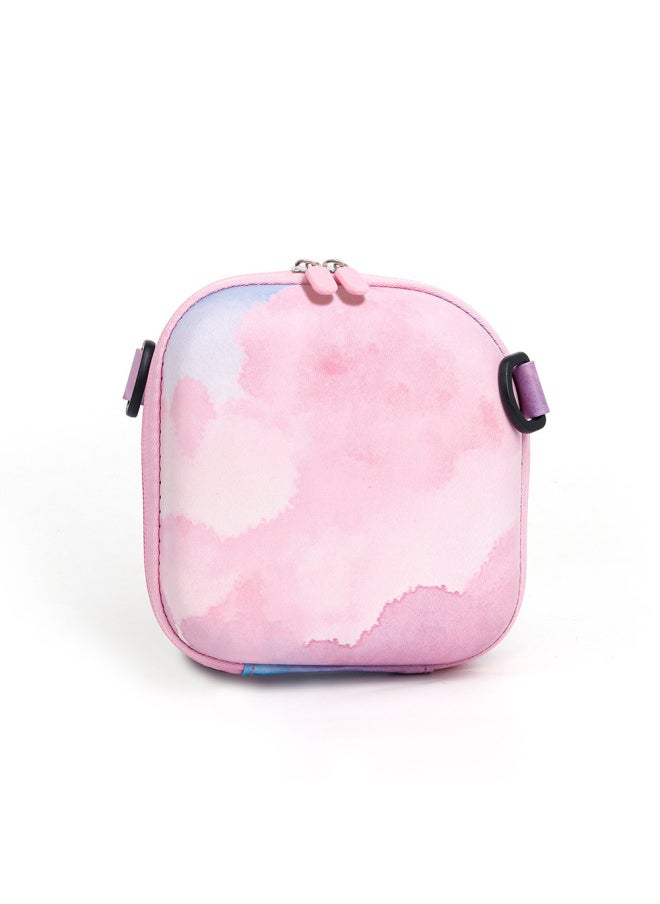 Generic - Universal Color Hard Case Storage Bag For Mini Camera EVA Portable Protective Bag Crossbody Bag-Color:Dreamy Clouds - Image 1
