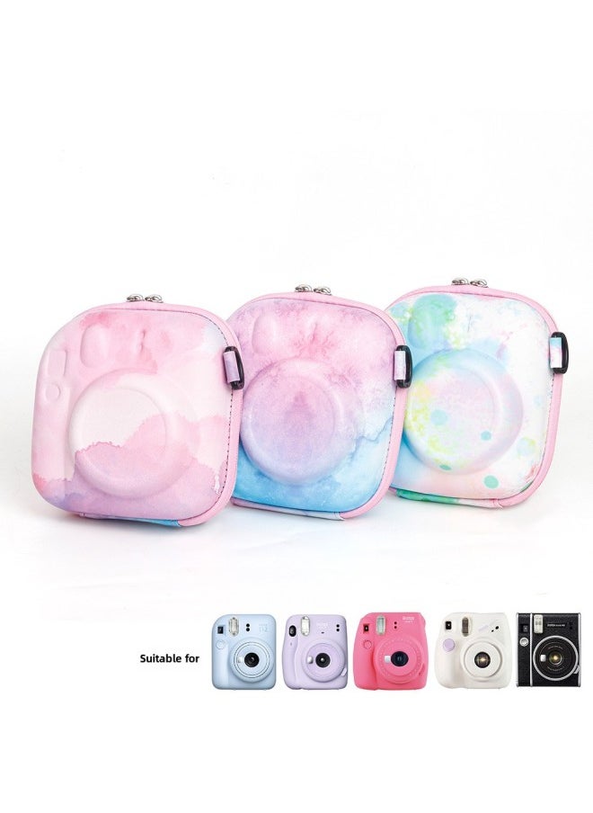 Generic - Universal Color Hard Case Storage Bag For Mini Camera EVA Portable Protective Bag Crossbody Bag-Color:Dreamy Clouds - Image 1