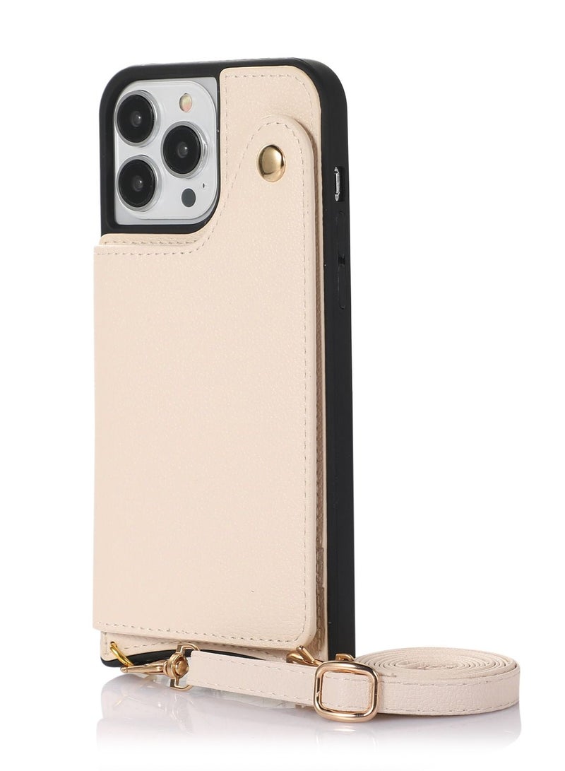 Suteni Back Cover Leather Protective Mirror Inside Mobile Phone Case for iPhone - Image 1