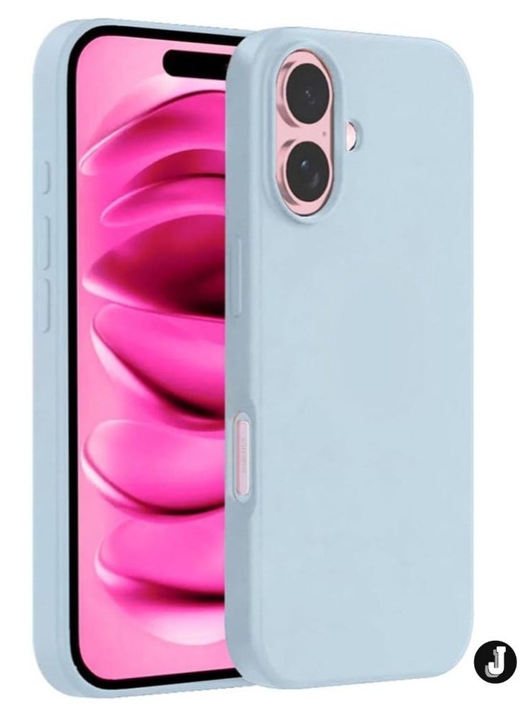 JAJEEK Liquid Silicone Case for iPhone 16 – Ultra Slim Design with Soft Anti-Scratch Microfiber Lining & Drop Protection` - Image 1