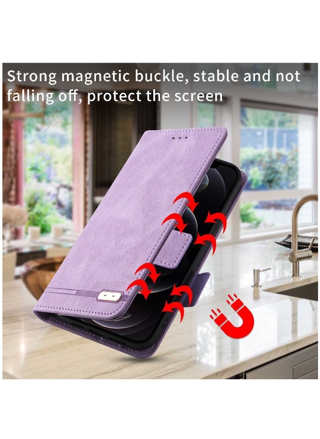 Generic - Phone Filp Case, Compatible with  iPhone 15/15Plus/15Pro/15Pro Max Case, PU Leather Flip Folio Case with Card Holders, Shockproof TPU Inner Shell Phone Cover, Magnetic Closure Protection Case Nonmetal - Image 1