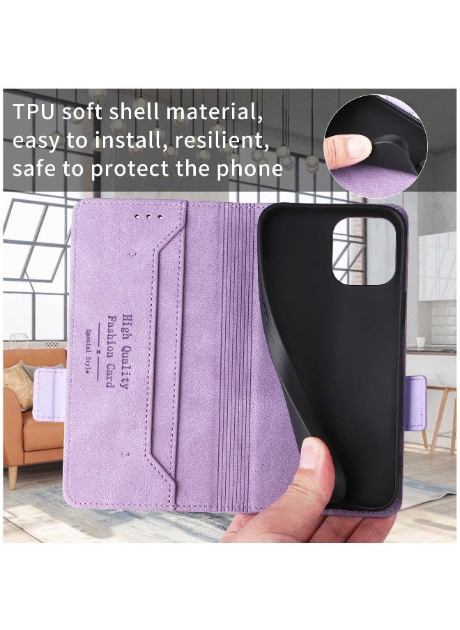 Generic - Phone Filp Case, Compatible with  iPhone 15/15Plus/15Pro/15Pro Max Case, PU Leather Flip Folio Case with Card Holders, Shockproof TPU Inner Shell Phone Cover, Magnetic Closure Protection Case Nonmetal - Image 1