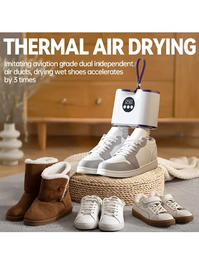 Portable dryer Shoe Dryer  Timer, Portable Glove Dryer & Boot Warmer, Automatic Shut-Off Timer, Telescopic design,Smart Panel,  - Image 4
