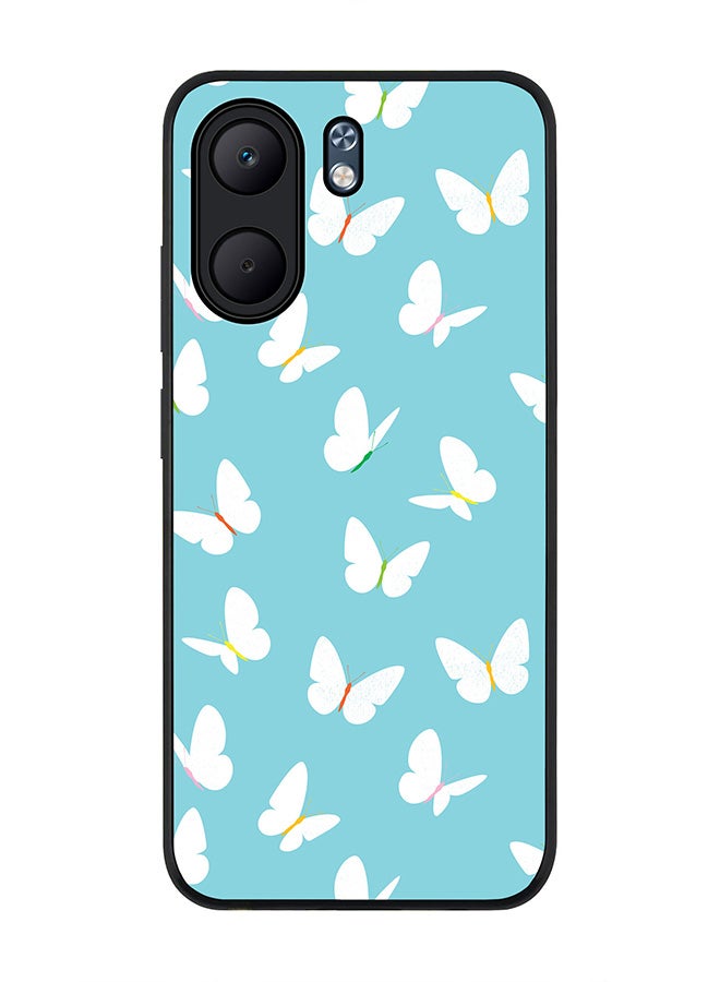 Stylizedd For Oppo A5x 5G / A5x 4G Case,Slim fit Camera Protection, Shockproof Thin Phone cover  - Fluttering Butterfly