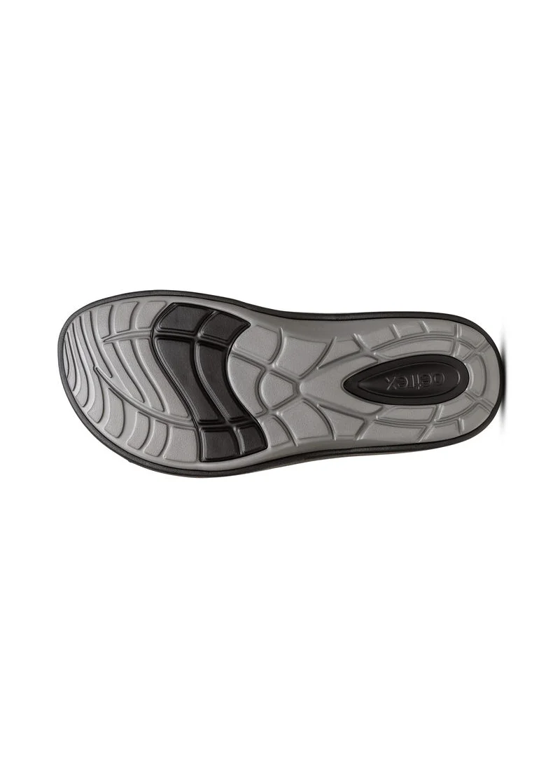 aetrex Milos Orthotic Slides Men Black