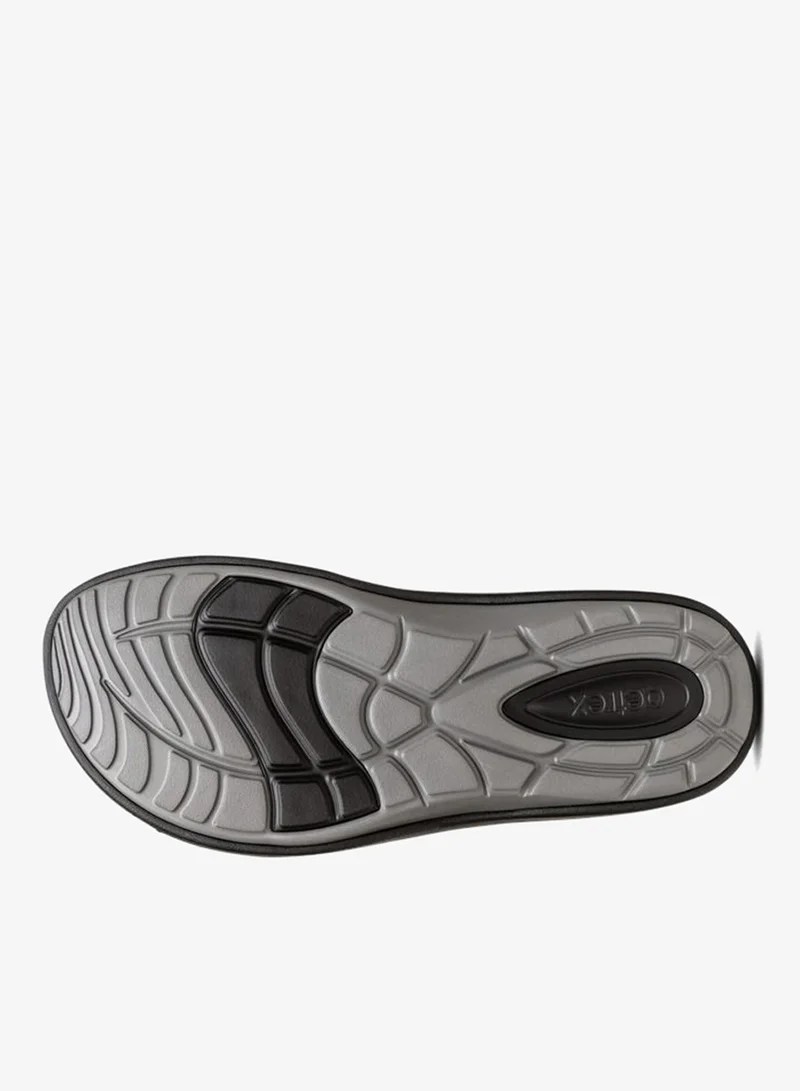 aetrex Milos Orthotic Slides Men Black