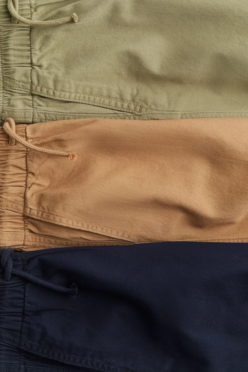 H&M 3-pack cotton joggers