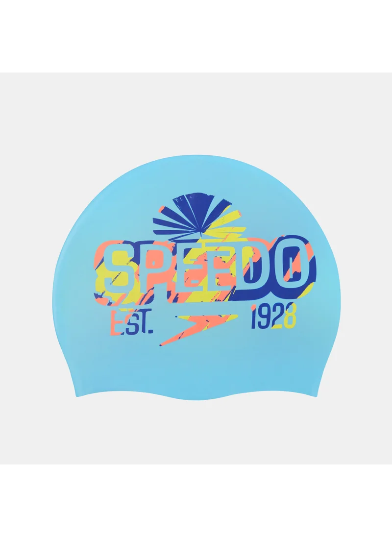 speedo Kids' Reversible Slogan Swimming Cap