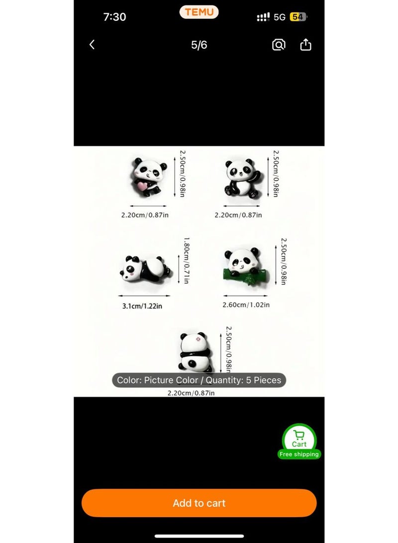 5 Cute Panda Car Accessories - Image 3