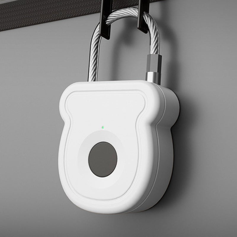 Smart Rechargeable Fingerprint Padlock Waterproof Keyless Lock For Gym Backpack Cabinet Drawer Gate - Image 4