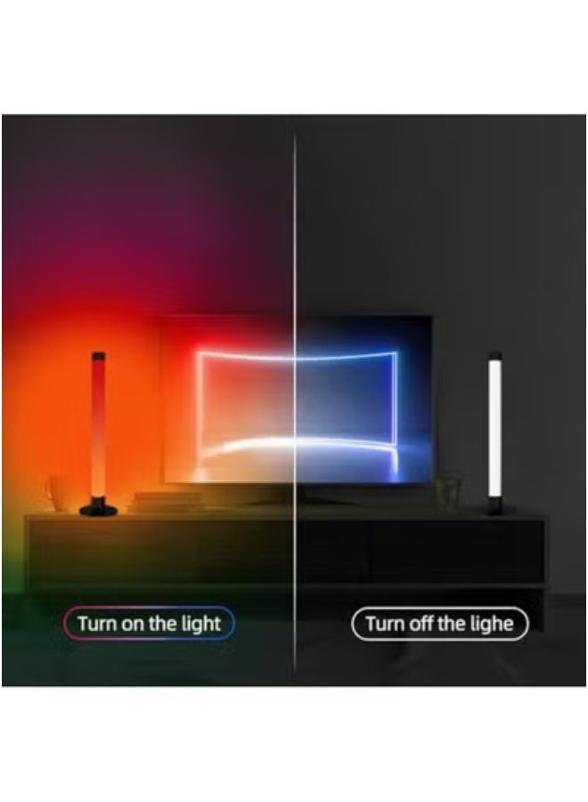 TIGER Smart LED Light Bar RGB Lights – Set of 2 Dynamic Ambience Backlights with 16 Million Colors | Bluetooth App & Remote Controlled | USB Powered Mood Lighting for TV, Gaming, Movies & PC Setup | 3-in-1 Light Modes, Sync-to-Music & Adjustable Brightness - Image 4