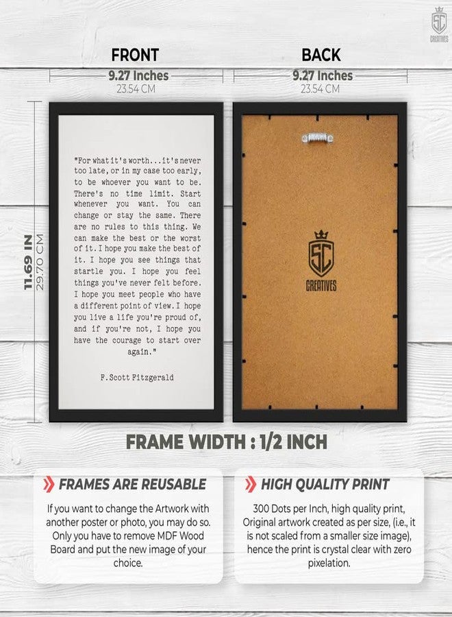 SC CREATIVES Book Readers Quotes Wall Frame | Wall Hangings | 12 x 9 Inches | Ready To Hang - Image 3