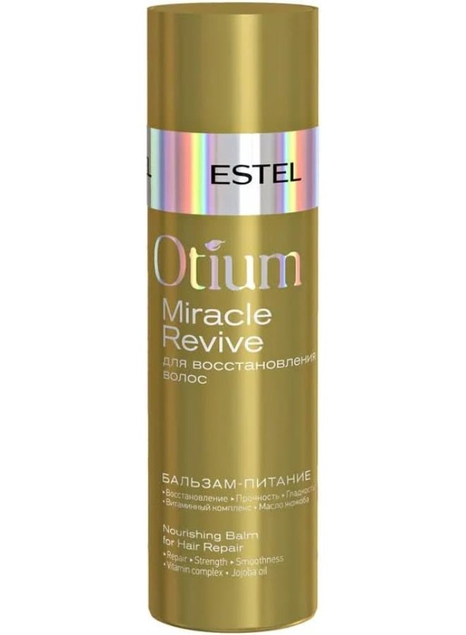 Estel Otium Miracle Balm Hair Repair Conditioner for Dry and Damaged Hair – Deep Moisturizing and Strengthening Treatment, Smoothness and Shine Enhancing Professional Salon Care