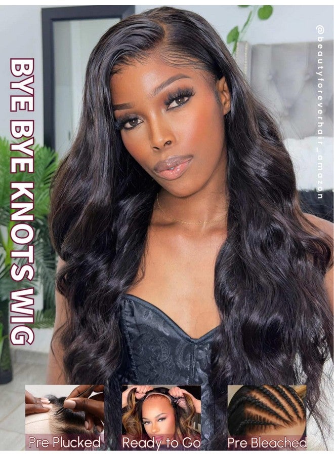 بيوتي فوريفر باروكة شعر طبيعي بدون غراء من Beauty Forever مقاس 7x5 Bye Bye Knots، باروكة شعر طبيعي بدون غراء، مموجة ثلاثية الأبعاد، شعر بشري مع عقد مبيضة، باروكة شعر طبيعي منفوشة مسبقًا للمبتدئين، كثافة 150%، لون طبيعي، 18 بوصة - Image 4