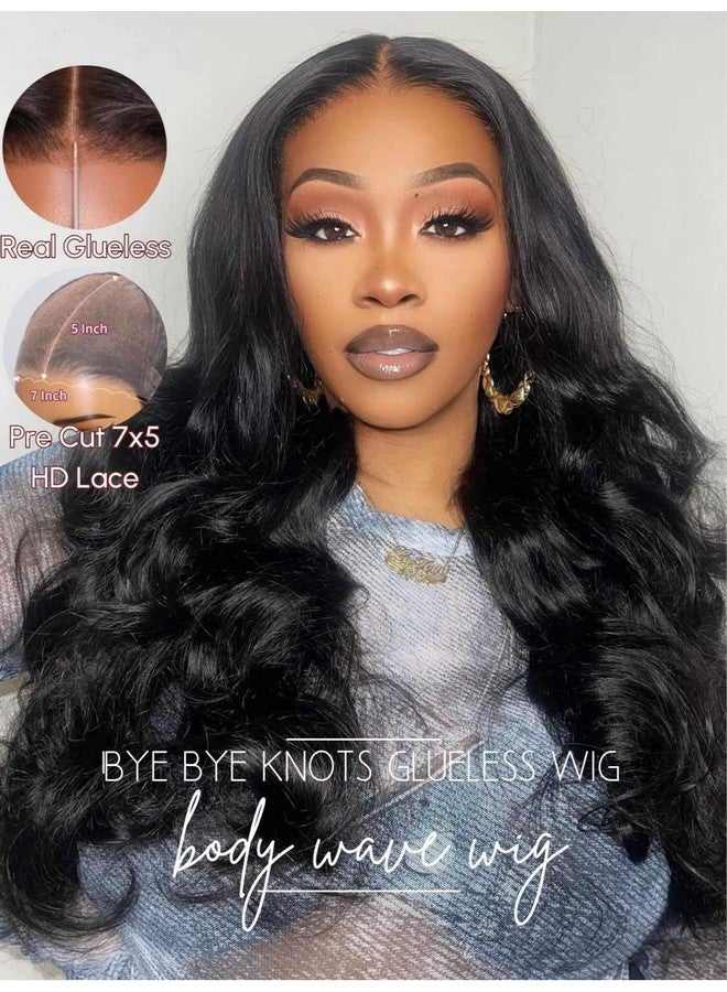 بيوتي فوريفر باروكة شعر طبيعي بدون غراء من Beauty Forever مقاس 7x5 Bye Bye Knots، باروكة شعر طبيعي بدون غراء، مموجة ثلاثية الأبعاد، شعر بشري مع عقد مبيضة، باروكة شعر طبيعي منفوشة مسبقًا للمبتدئين، كثافة 150%، لون طبيعي، 18 بوصة - Image 3