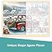 MoinKidz Wooden Christmas Puzzle 48 Piece Puzzle for Kids Ages 35 Dog Truck Snow Winter Holiday Farm Jigsaw Puzzles for Toddlers Ages 48 - Image 4