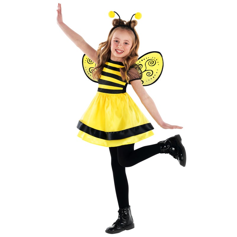 Morph Bumble Bee Costume Girls Bee Costume Kids Girls Bumblebee Costume Kids Bee Costume Toddler Bumble Bee Costume Baby Girl Halloween Costumes For Girls S - Image 5