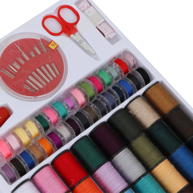 64PCS Colorful Hand Machine Sewing Thread Cord Set Clothes String Spool Box FR-197 - Image 2