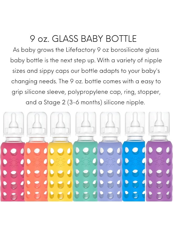 Lifefactory 4oz/9oz Glass Baby Bottle 4pk - (Banana/Cantaloupe/Mango/Papaya) - Image 5
