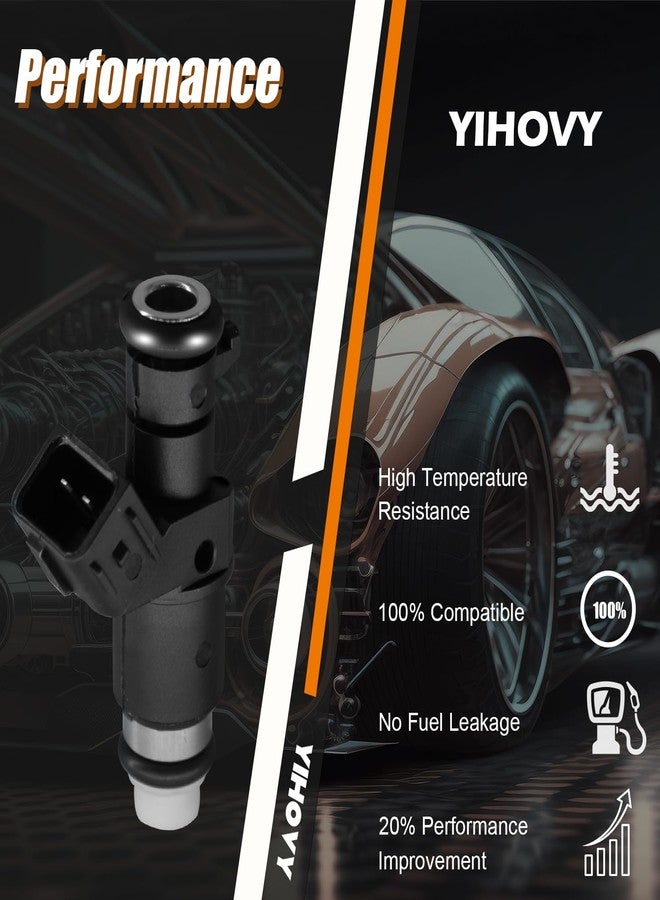 YIHOVY Upgraded Fuel Injectors FJ785 fit for Honda 2010-2013 City L4 1.5L 2006-2011 Civic L4 1.8L 2009-2013 Fit L4 1.5L, 16450RNAA01 (4) - Image 4