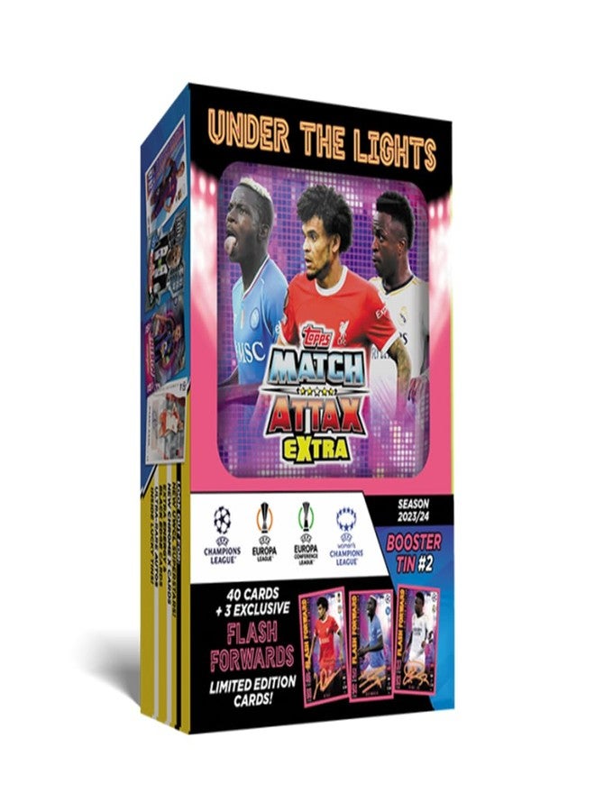Topps UCL & WUCL Match Attax Extra 2024 Trading and Collectible Card Game(Booster tin- Flash Forwards) - Image 1