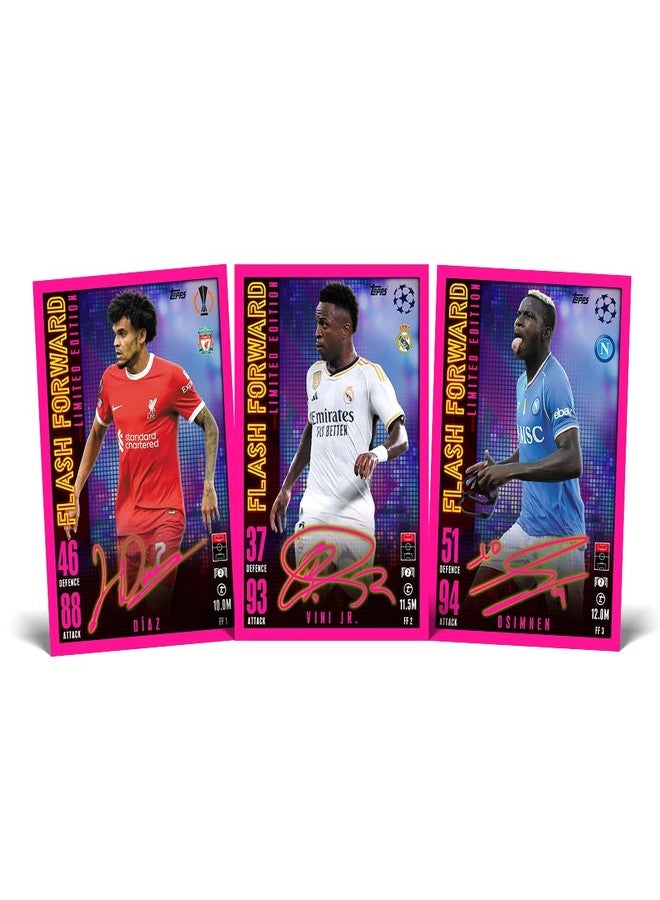 Topps UCL & WUCL Match Attax Extra 2024 Trading and Collectible Card Game(Booster tin- Flash Forwards) - Image 2