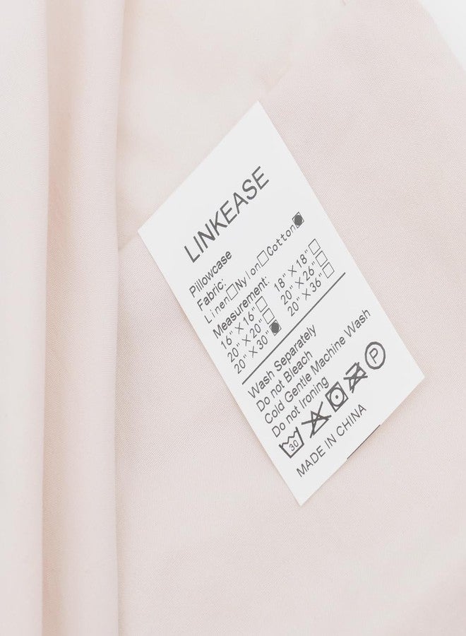 LINKEASE 100% Cotton Pillow Cases, Cute Woven Tufted Pattern Pillowcase with Envelope Closure, Soft & Breathable Bed Pillow Covers for Bedding, Queen/Standard (Pink-Tulip) - Image 5