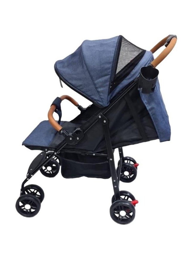 ستار كيدز عربة أطفال قابلة للطي ومزود بأوضاع استلقاء متعددة ومظلة قابلة للتعديل - Image 2