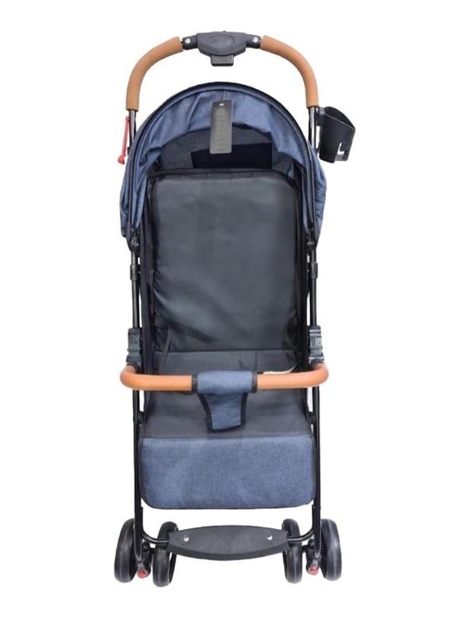 ستار كيدز عربة أطفال قابلة للطي ومزود بأوضاع استلقاء متعددة ومظلة قابلة للتعديل - Image 1