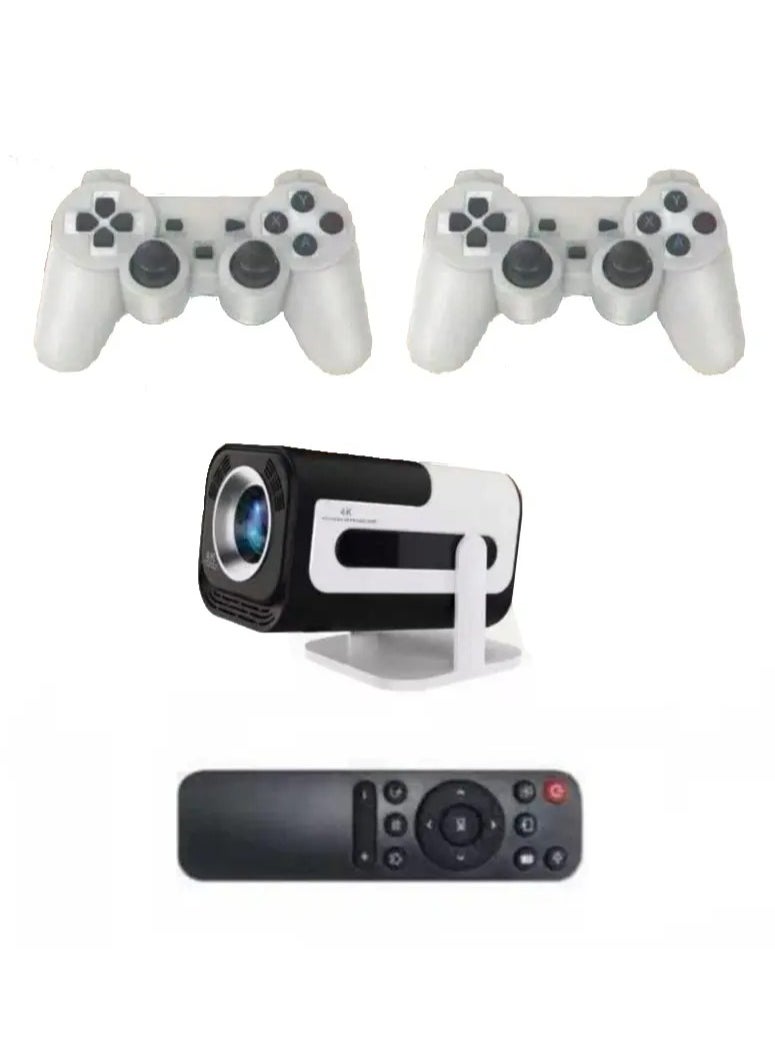 JY320 Plus Smart Projector: Native 1080P Full HD, 4K Decoding, Android 13, 2GB/16GB, Amlogic T950S, 180° Rotation, Auto Keystone, 150" Screen, BT 5.0, HiFi Stereo Speakers, Gaming Mode, Compatible with PS5, Fire Stick, Laptops & More – Ultimate Home Theater & Gaming Experience