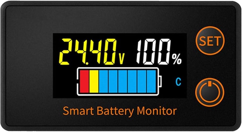 B Color Battery Meter DC7V 100V Capacity Voltages Indicator For Lead Acid And Lithium Battery - Image 1